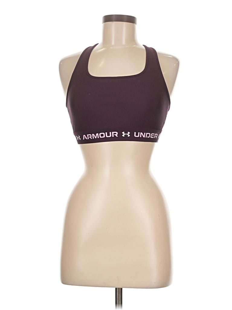 Pre-owned Under Armour Sports Bra In Burgundy