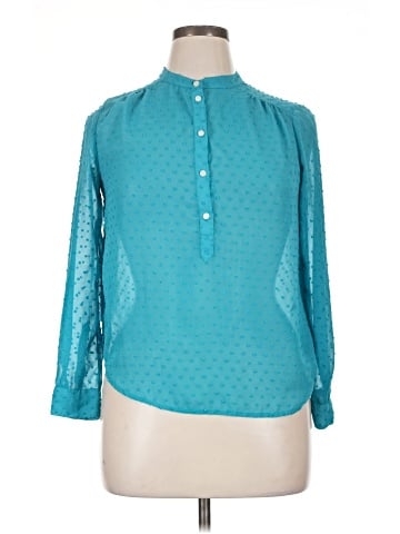 J.Crew Factory Store Long Sleeve Blouse (view 1)