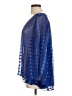 Zoa Blue Long Sleeve Blouse Size L - photo 5