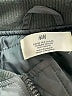 H&M 100% Polyester Solid Black Jacket Size 8 - photo 3