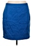 Express Solid Blue Casual Skirt Size 12 - photo 1