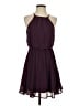Blue Rain 100% Polyester Solid Purple Casual Dress Size XS - photo 1