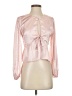 LoveShackFancy 100% Recycled Polyester Pink Long Sleeve Blouse Size XS - photo 1