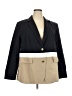 MICHAEL Michael Kors Color Block Tan Blazer Size 22 - photo 1