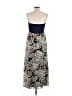 Xhilaration Paisley Blue Casual Dress Size L - photo 2