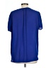 Pleione 100% Polyester Blue Short Sleeve Blouse Size L - photo 2
