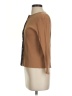 DONNI Color Block Brown Long Sleeve Top Size S - photo 5