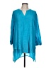 N Touch Teal 3/4 Sleeve Blouse Size L - photo 1