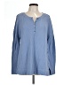 Caslon Blue Long Sleeve Blouse Size L - photo 1