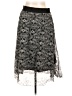 Lularoe Paisley Silver Gray Formal Skirt Size L - photo 2