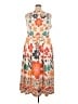 BLOOMCHIC 100% Polyester Print Orange Casual Dress Size 18 - 20 - photo 2