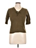 Gap 100% Cotton Brown 3/4 Sleeve Top Size L - photo 1