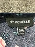 My Michelle 100% Rayon Floral Blue Romper Size XXL - photo 4