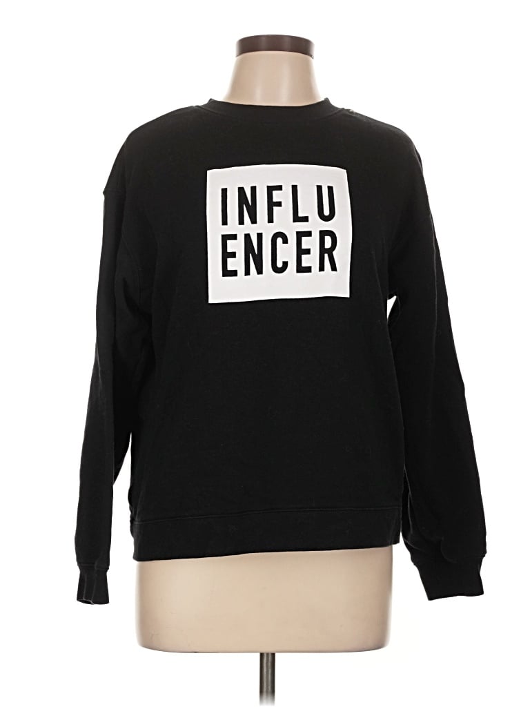 Pre-owned Forever 21 Sweatshirt In Black