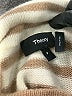 Theory Stripes Tan Wool Pullover Sweater Size 0 - photo 7