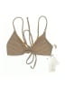 L Space Tweed Gold Orange Swimsuit Top Size S (estimated) - photo 1