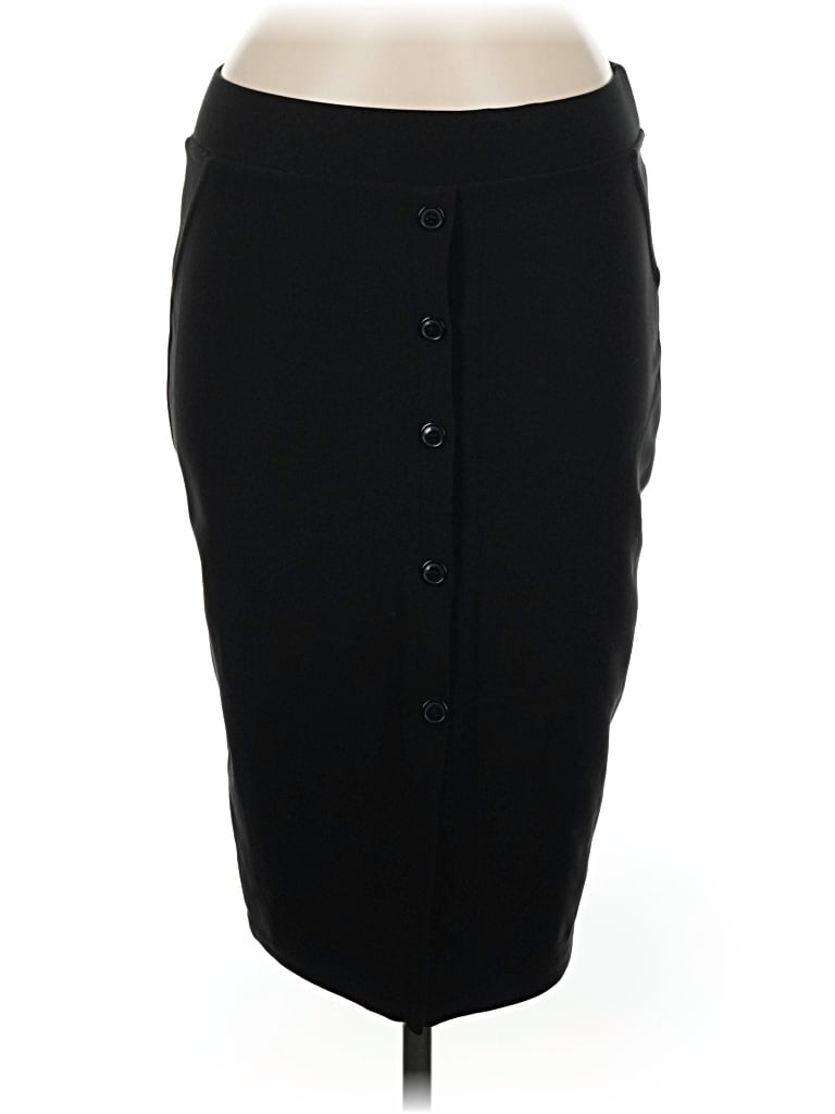 Pre-owned Maze Collection Formal Skirt In Black