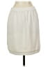 J.Crew 100% Polyester Solid Ivory Casual Skirt Size 2 - photo 2