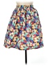 Assorted Brands 100% Cotton Floral Blue Casual Skirt Size 8 - photo 1