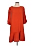Harper Rose 100% Polyester Solid Orange Casual Dress Size 12 - photo 1