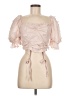 Shein Pink Short Sleeve Blouse Size 6 - photo 1