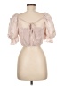 Shein Pink Short Sleeve Blouse Size 6 - photo 2