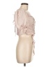 Shein Pink Short Sleeve Blouse Size 6 - photo 4