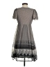 MNG 100% Polyester Print Gray Casual Dress Size XS - photo 2