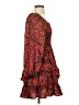Entro 100% Polyester Paisley Red Cocktail Dress Size S - photo 4