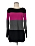 INC International Concepts Color Block Black Pullover Sweater Size M (petite) - photo 1