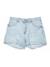 H&M Blue Denim Shorts Size 8 - photo 1