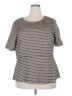 Talbots Gray Short Sleeve Top Size 2X - photo 1