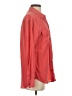 Equipment Solid Orange Red Long Sleeve Silk Top Size S - photo 4