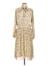 Current Air 100% Polyester Ivory Cocktail Dress Size L - photo 1