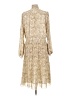 Current Air 100% Polyester Ivory Cocktail Dress Size L - photo 2