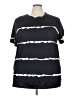 Unbranded Black Short Sleeve Top Size 3X - photo 1