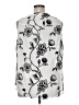 Kindred 100% Polyester Print White Long Sleeve Blouse Size 1X - photo 2