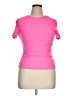 Emery Rose Pink Short Sleeve Top Size XL - photo 1