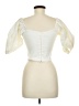 Assorted Brands Ivory Short Sleeve Blouse Size M - photo 2