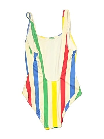 Solid & Striped One Piece Swimsuit (view 2)