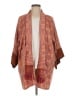 Unbranded Print Multi Color Orange Poncho One size - photo 1