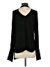 Bella Dahl 100% Rayon Black Long Sleeve Blouse Size S - photo 2