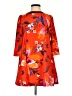 Maeve 100% Polyester Print Orange Casual Dress Size XXS - photo 1