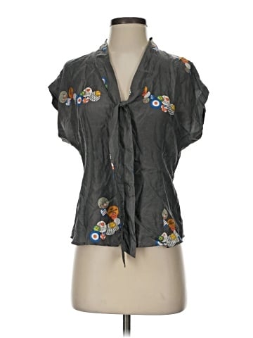 Ben Sherman Short Sleeve Silk Top (view 1)