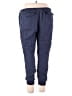 Caslon 100% Linen Solid Blue Linen Pants Size L - photo 2