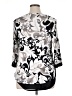 JM Collection Silver 3/4 Sleeve Blouse Size XL (petite) - photo 2