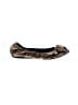 Lavender Label by Vera Wang Animal Print Gold Flats Size 10 - photo 1