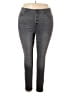 Torrid Stripes Gray Jeggings Size 20 (tall) - photo 1