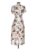 Gilli 100% Polyester Floral Ivory Cocktail Dress Size S - photo 2