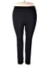 Nina Leonard Solid Black Active Pants Size 2X - photo 1